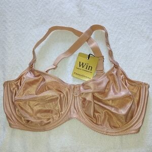 NWT Sz.38D Womens Proma Donna Satin Convertible Bra